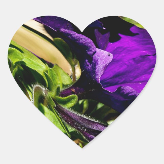 Purple Panic Heart Sticker (Front)