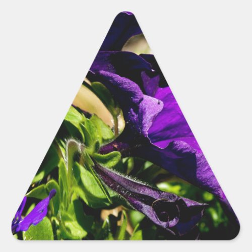 Purple Panic Triangle Sticker