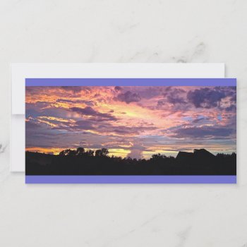 Purple Panoramic Sunset by DesireeGriffiths at Zazzle