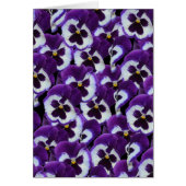 Purple Pansies Bouquet, (Front)