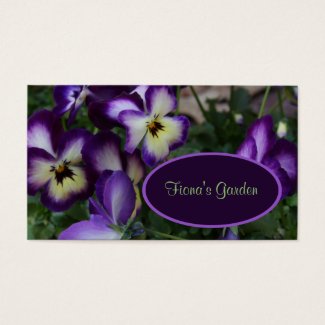 Purple Pansies Florist or Nursery