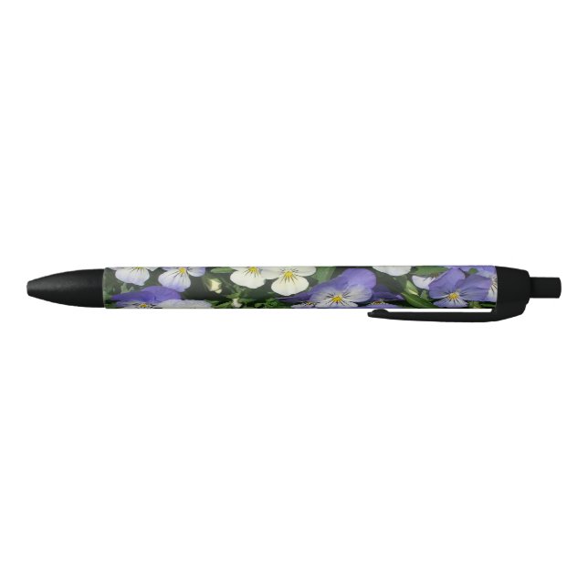 Purple Pansies Pen (Bottom)
