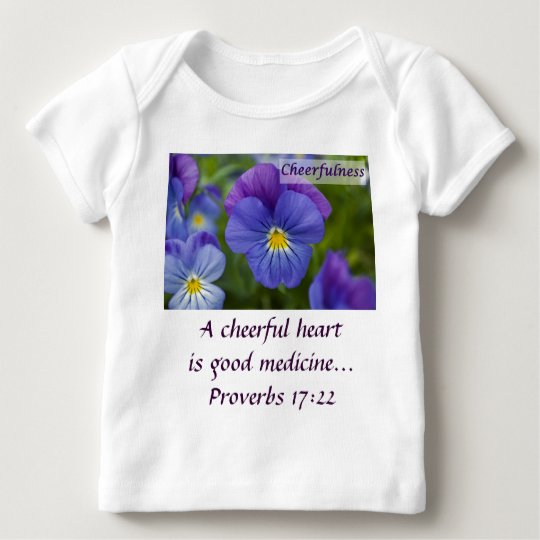 Purple Pansy - Cheerfulness Baby T-Shirt