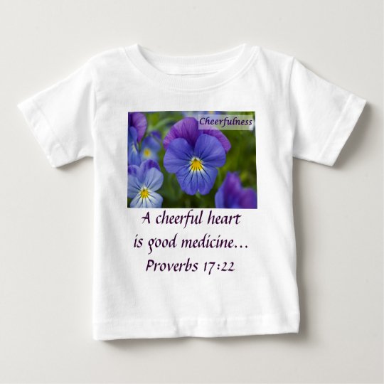 Purple Pansy - Cheerfulness Baby T-Shirt