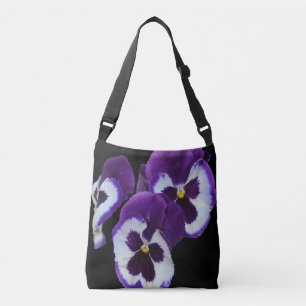 Purple Pansy Delicious, Crossbody Bag