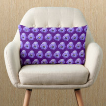 Purple Pansy Flower Seamless Pattern on