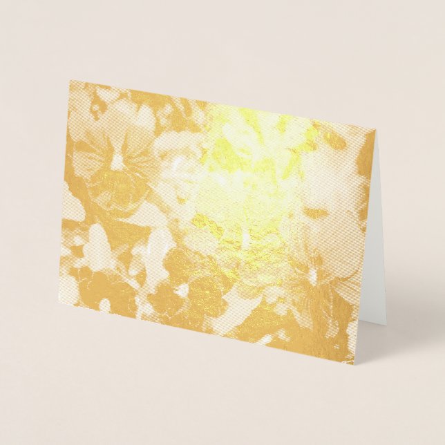 Purple Pansy Get Well Card (Front)