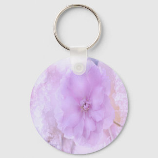 Purple Pansy Keychain