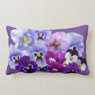 Purple Pansy Pillow