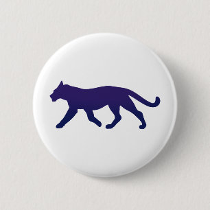 Purple panther silhouette - Choose background colo Button