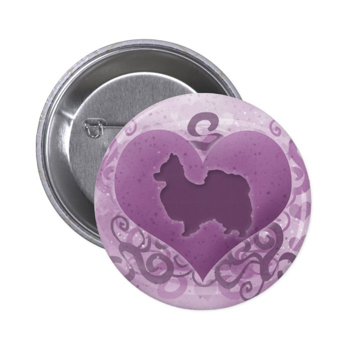 Purple Papillon Valentine Pins