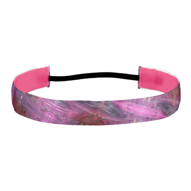 Purple Paradise Athletic Headband (Front)
