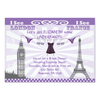 Paris Bridal Shower Invitations 7