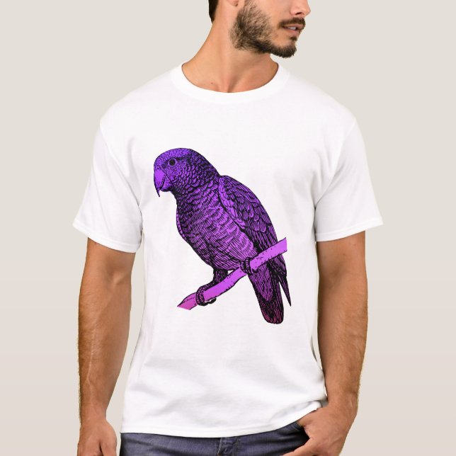 Purple Parrot T-Shirt (Front)