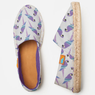 Purple Parrots Espadrilles