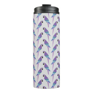 Purple Parrots Thermal Tumbler