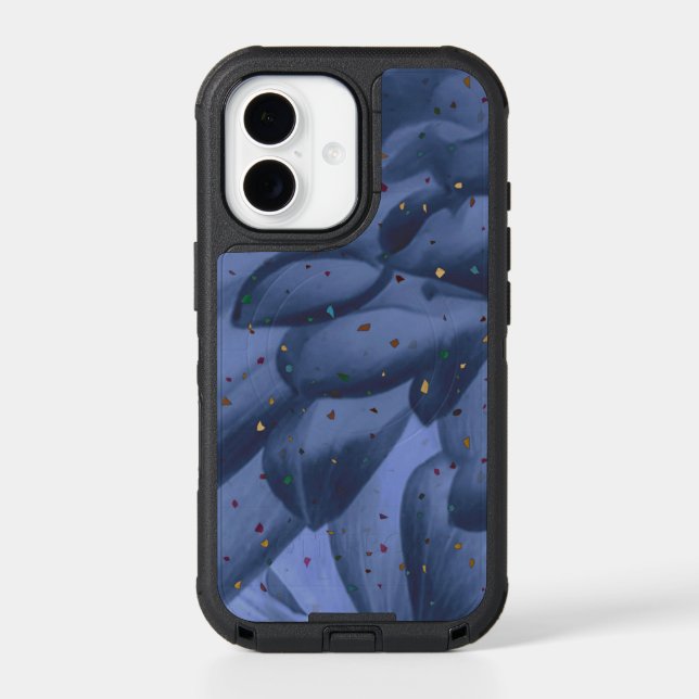 Purple Party Abstract Floral OtterBox Case (Back)