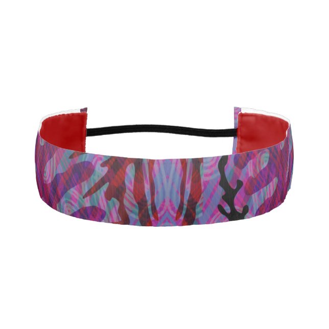 Purple Party Athletic Headband (Front)