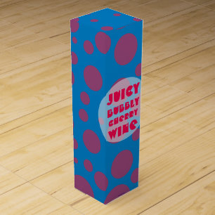 purple passion feeling blue moon art dizzy dots wine box