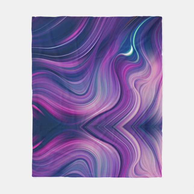 Purple passion fleece blanket. blanket (Front)