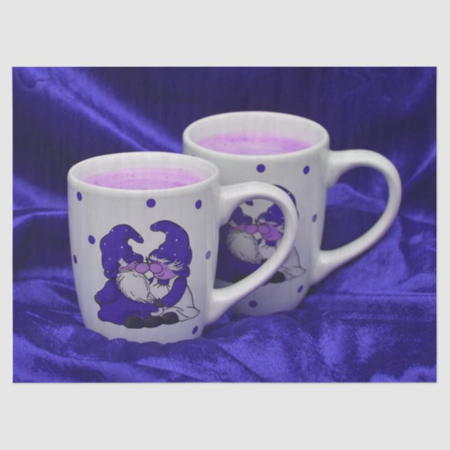 purple passion gnomes tissue paper (Front)