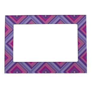 purple passion lavender fields diamond pattern art magnetic frame