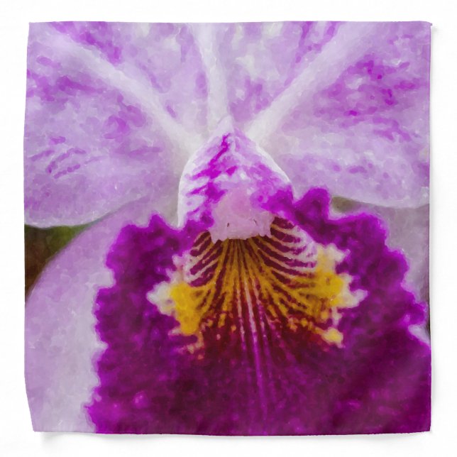 Purple Passion Orchid Bandana (Front)