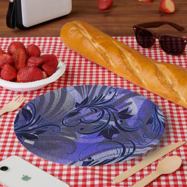 Purple Passion Paper Plates (Picnic)