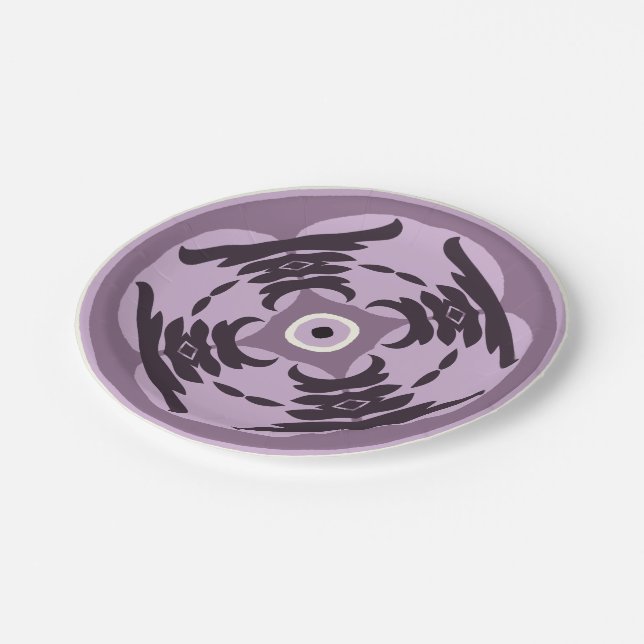 Purple Passion Paper Plates (Angled)