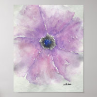Purple Passion Premium 8x10 Canvas Gloss Poster