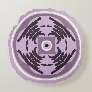 Purple Passion Round Pillow