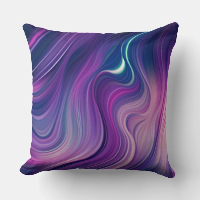 Purple passion throw pillow. pillow (Front)