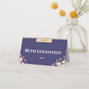 Purple Passover Place Card