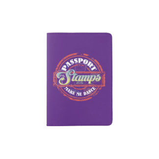 Purple passport holder for the world traveler.