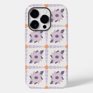 Purple pastel Decorative colorful tile  Case-Mate iPhone 14 Pro Case