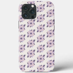 Purple pastel Decorative colorful tile iPhone 13 Pro Max Case