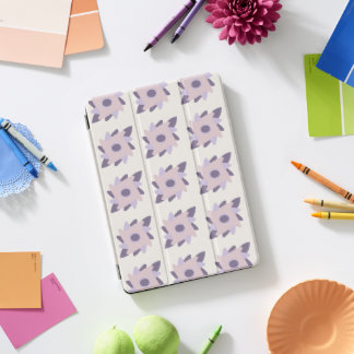 Purple pastel Decorative colorful tile  iPad Pro Cover