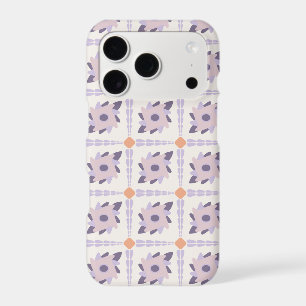 Purple pastel Decorative colorful tile  iPhone 17 Pro Case