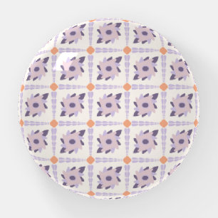 Purple pastel Decorative colorful tile Paperweight