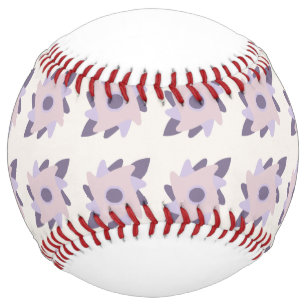 Purple pastel Decorative colorful tile Softball