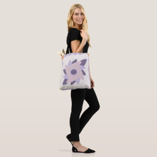 Purple pastel Decorative colorful tile Tote Bag