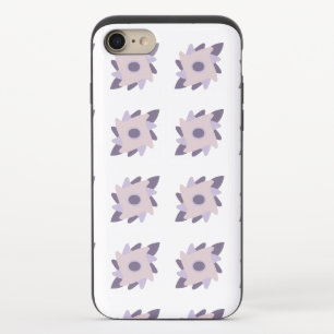 Purple pastel Decorative colorful tile iPhone 8/7 Slider Case