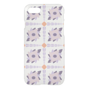 Purple pastel Decorative colorful tile iPhone SE/8/7 Case