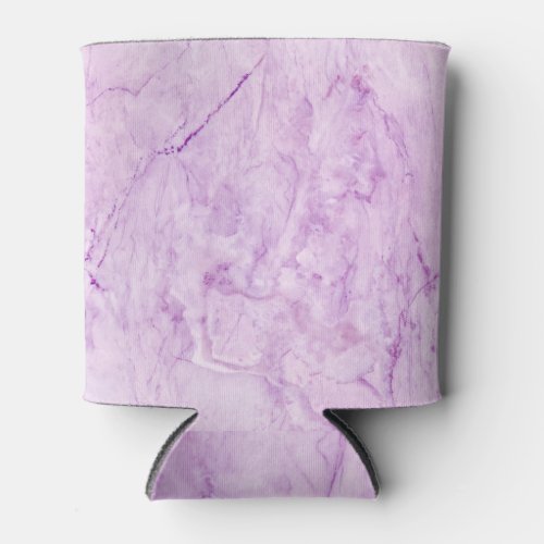 Purple Pastel Marble Luxurious Texture Can Cooler
