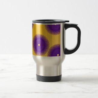 purple patches travel mug