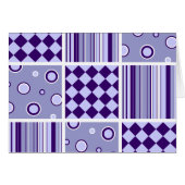 Purple Patchwork Pattern (Front Horizontal)