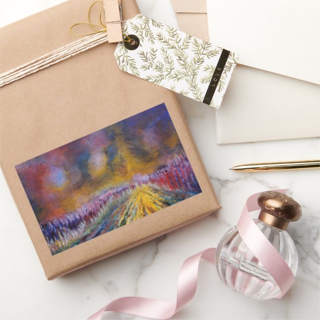 Purple Path Rectangular Sticker (Gifting)