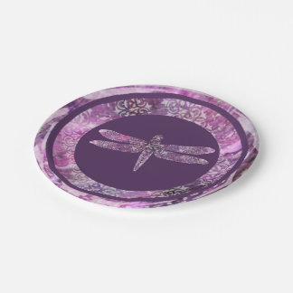 Purple Patina: Dragonfly Paper Plates