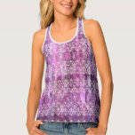 Purple Patina: Filigree Tank Top