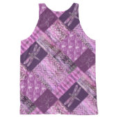 Purple Patina: Mosaic All-Over-Print Tank Top (Back)